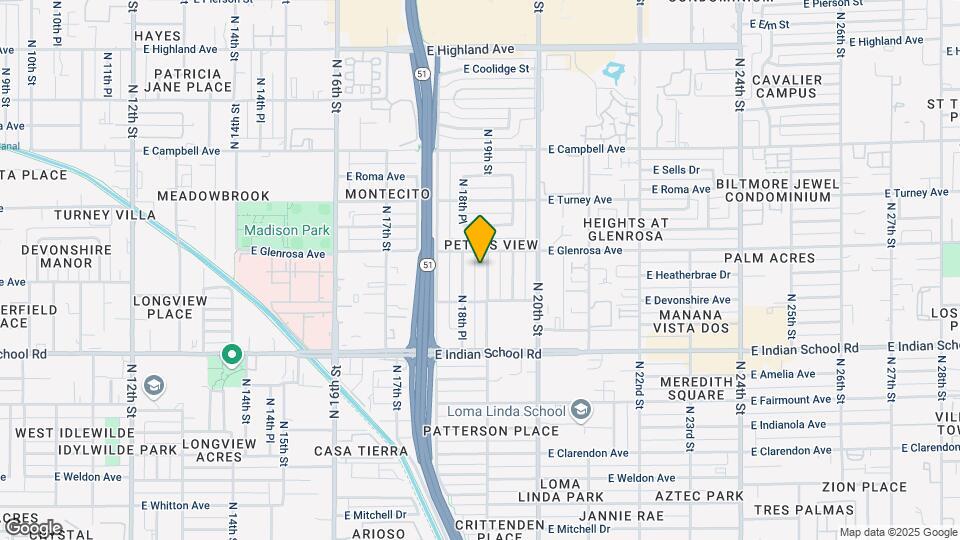 4214 N 19th St Map and Location Details