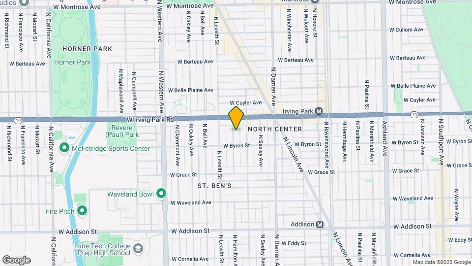 3927 N Hamilton Ave Map and Location Details