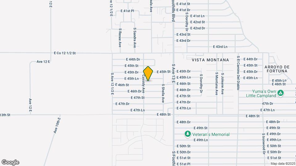 12736 E 46th St Map and Location Details