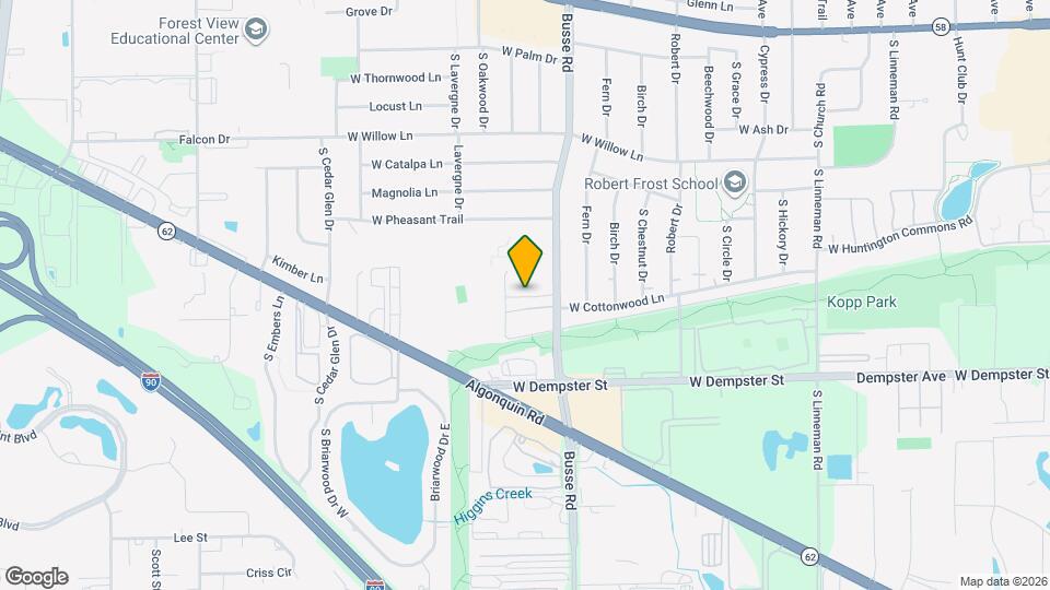 1840 W Hatherleigh Ct Map and Location Details