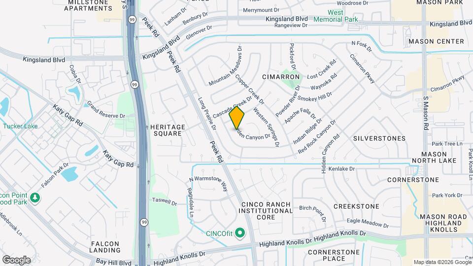 22919 Garden Canyon Dr Mapa y Detalles de la Ubicación