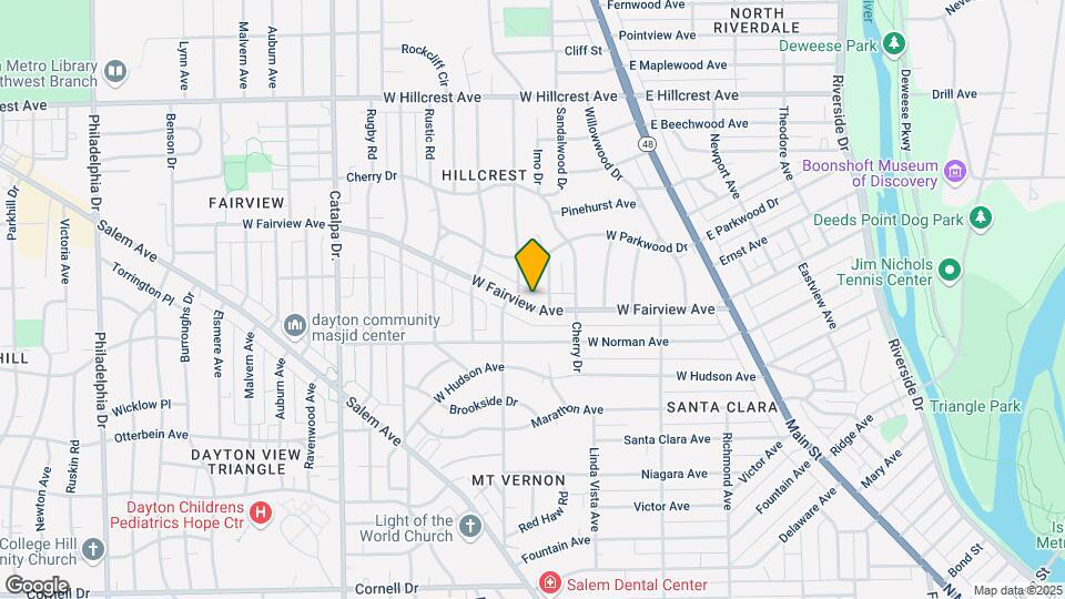319 W Fairview Ave Map and Location Details
