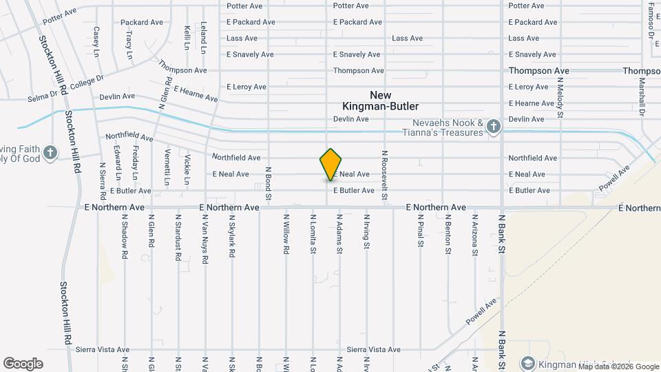 2381 E Butler Ave Map and Location Details