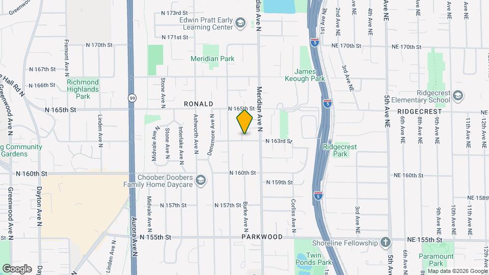 1828 N 163rd St Map and Location Details