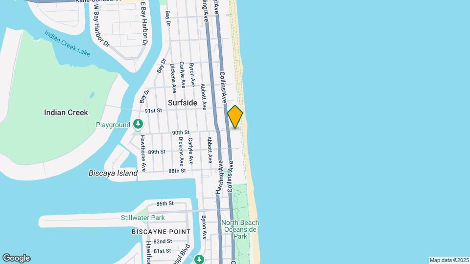 8995 Collins Ave Map and Location Details