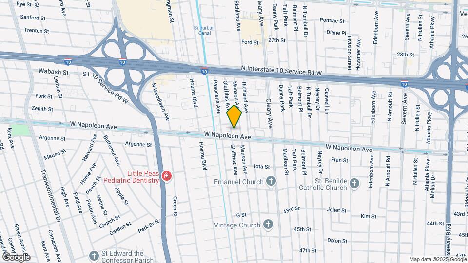 2309 Giuffrias Ave Mapa y Detalles de la Ubicación