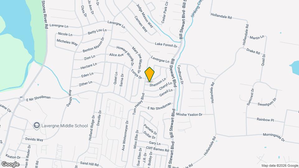 1240 Shannon Ln Map and Location Details