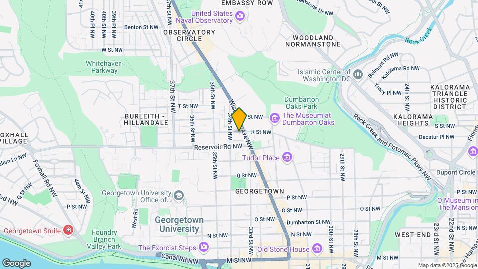 3306 R St NW Map and Location Details