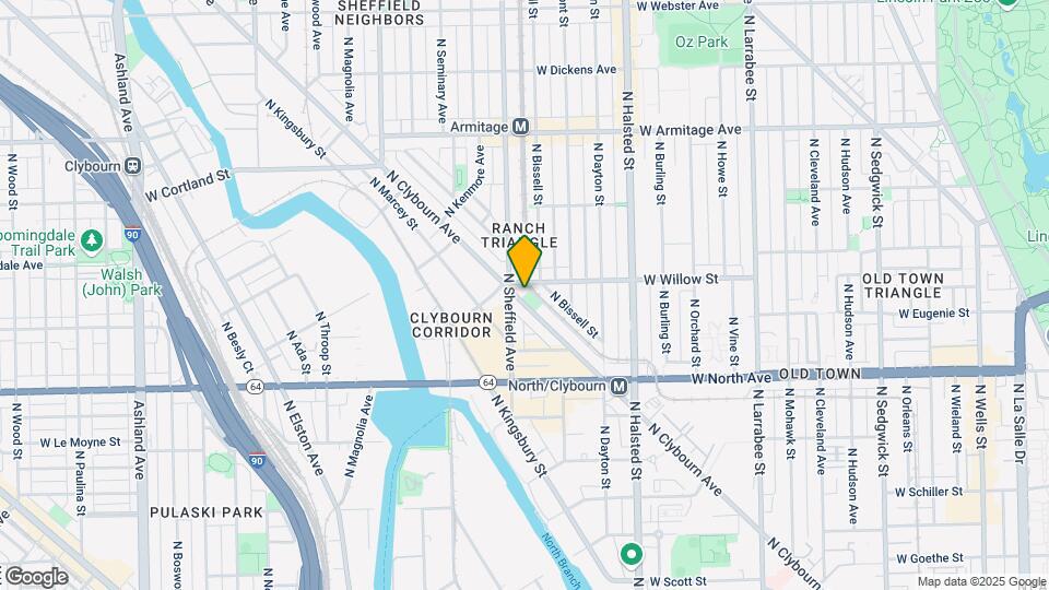 1775 N Clybourn Ave, Unit 302 Map and Location Details
