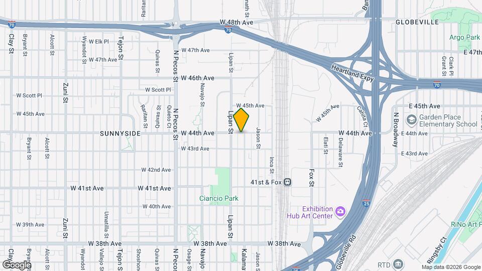 4353 Kalamath St Map and Location Details