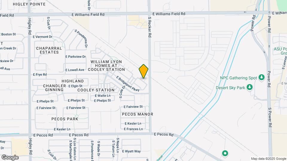 3942 E Yeager Dr Map and Location Details