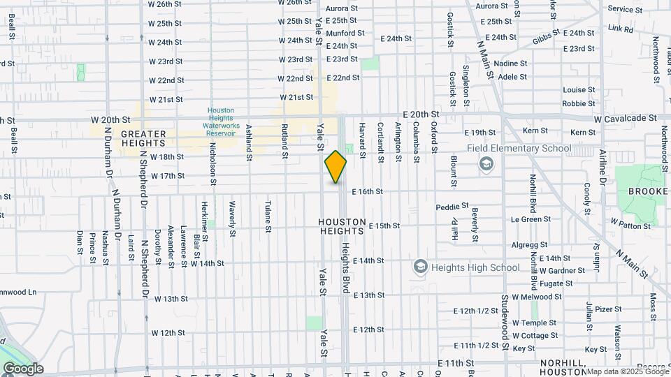 1603 Heights Blvd Map and Location Details