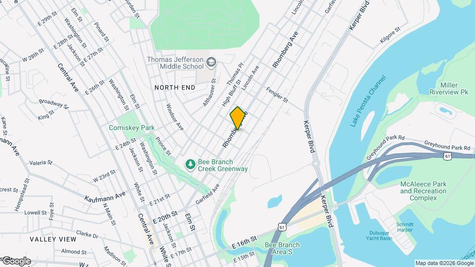 820 Rhomberg Ave Mapa y Detalles de la Ubicación