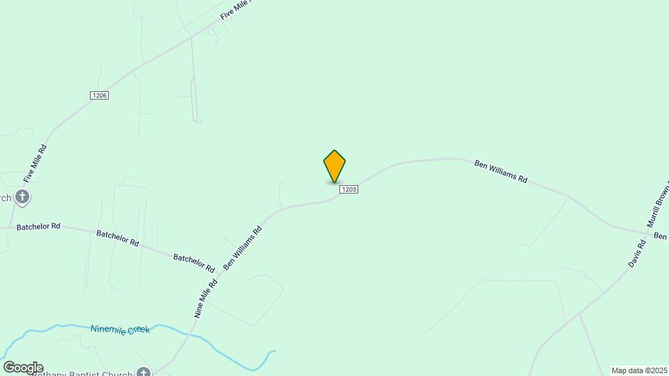 1120 Ben Williams Rd Map and Location Details