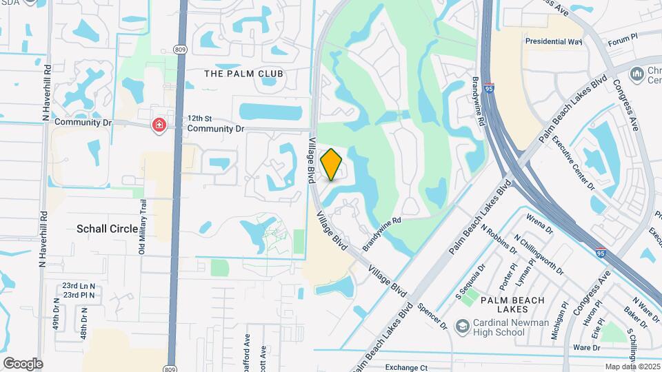 6104 Glenmoor Dr Map and Location Details