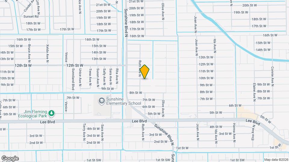 3309 10th St W Map and Location Details