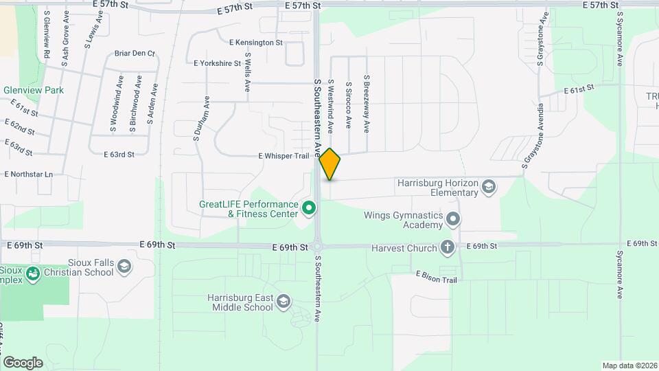 5607 S Westwind Ave Map and Location Details