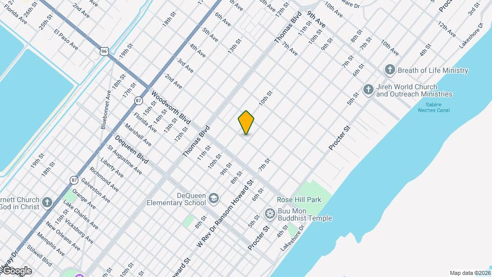 3001 9th St Map and Location Details