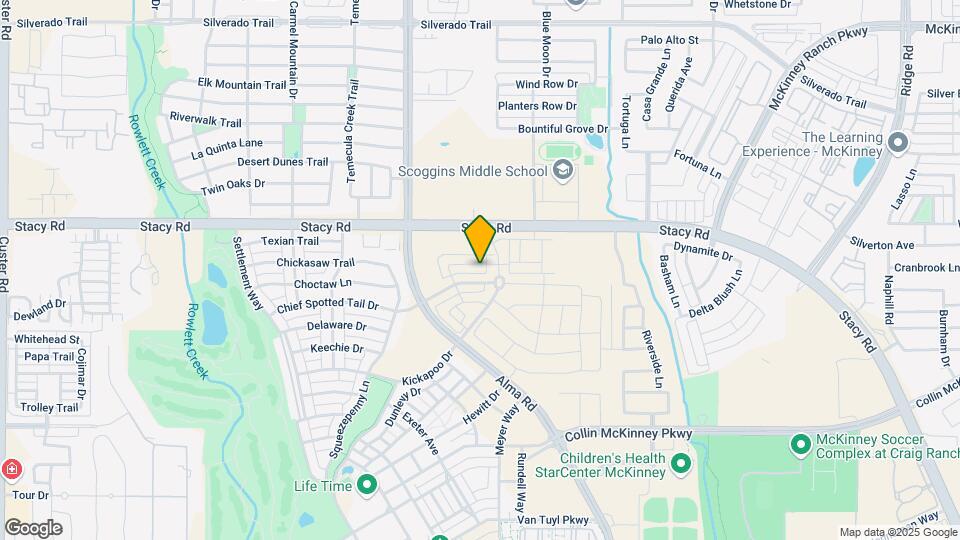 7109 Huckleberry Dr Map and Location Details
