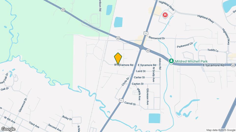 300 W Sycamore Rd Map and Location Details