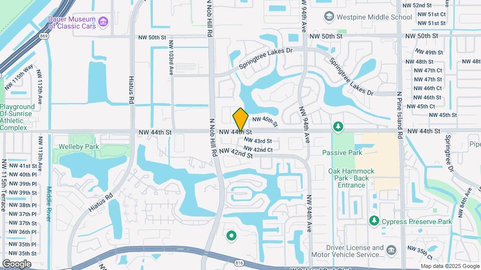 9815 NW 43rd St Map and Location Details