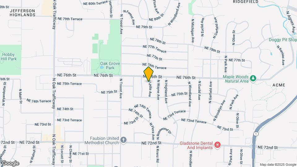 7526 N Lydia Ave, Unit 7526 N Lydia Ave Map and Location Details
