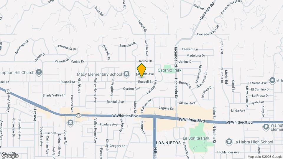 9351 Russell St Map and Location Details