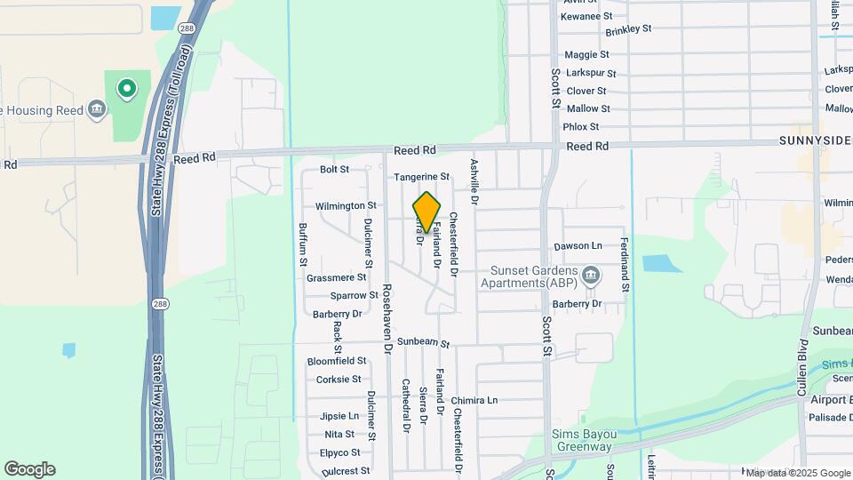 9421 Sierra Dr Map and Location Details