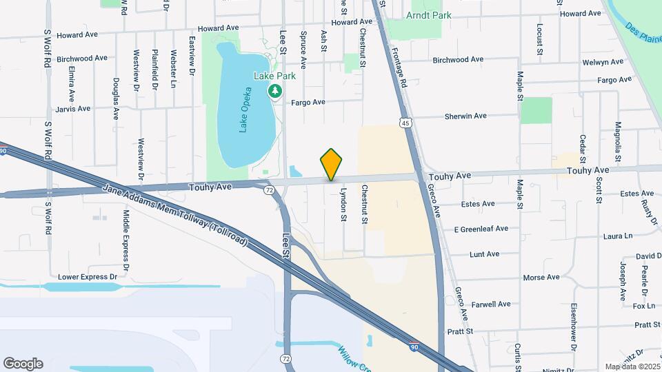 10560 E Touhy Ave Map and Location Details