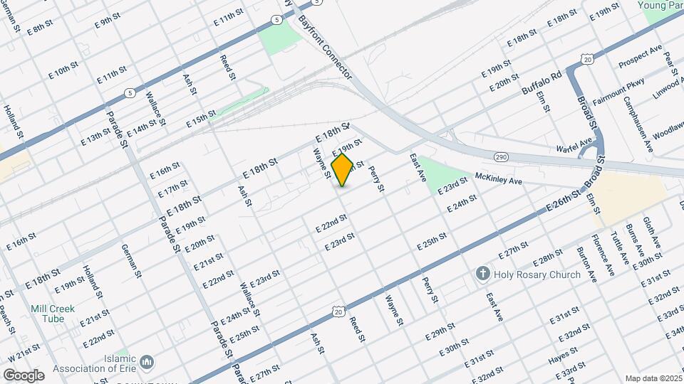 806 E 21 St Mapa y Detalles de la Ubicación