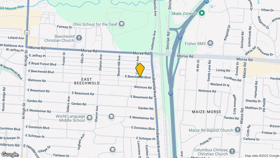 623 E Beechwold Blvd Map and Location Details