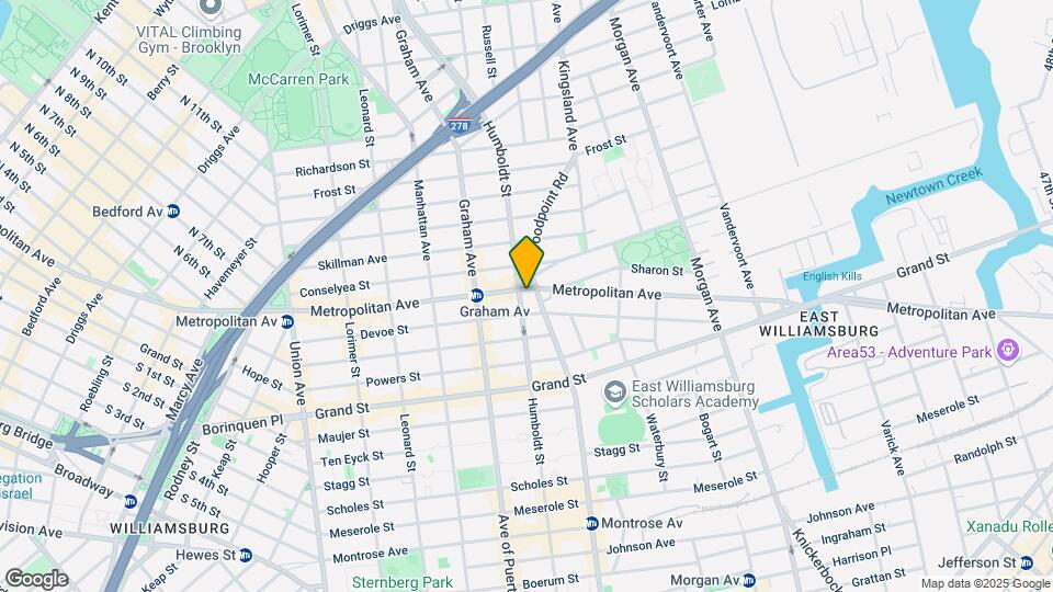 Flatiron Map and Location Details