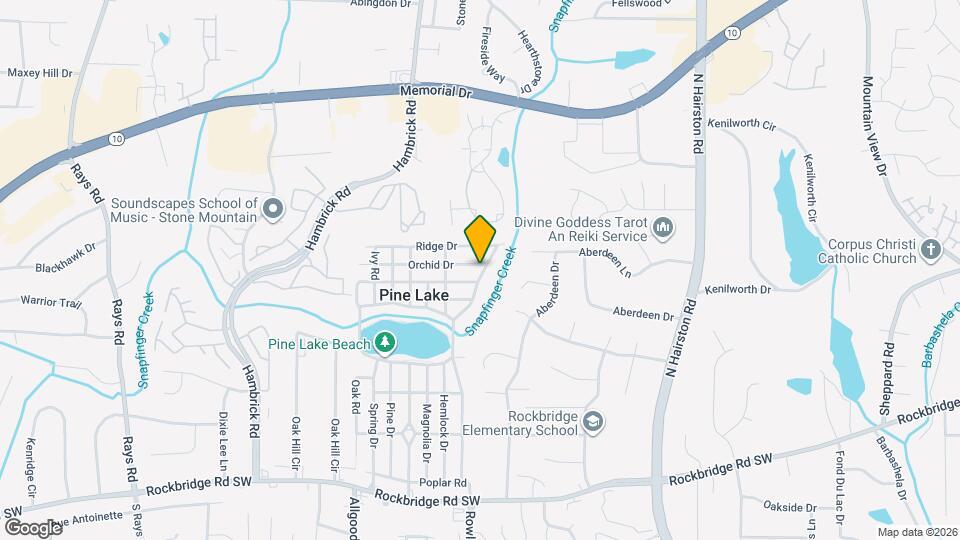 4665 Orchid Dr Map and Location Details