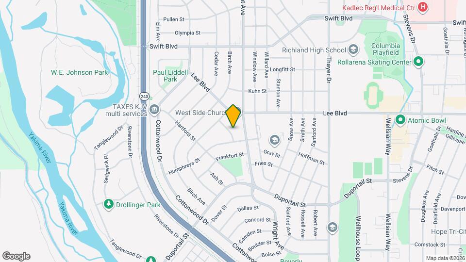 606 S Jefferson St Map and Location Details