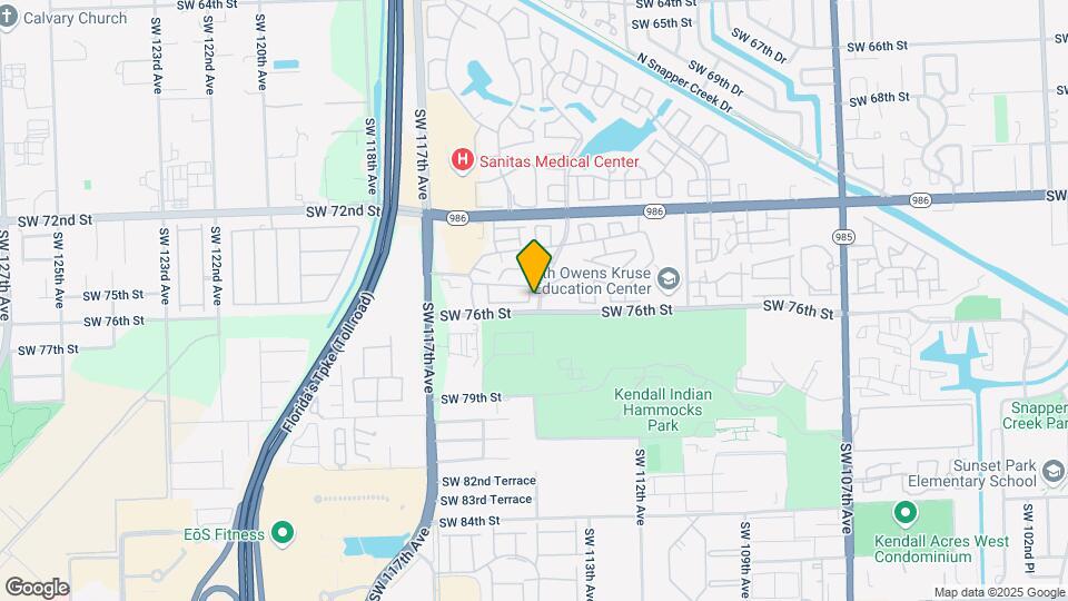 7511 SW 114th Ct Map and Location Details
