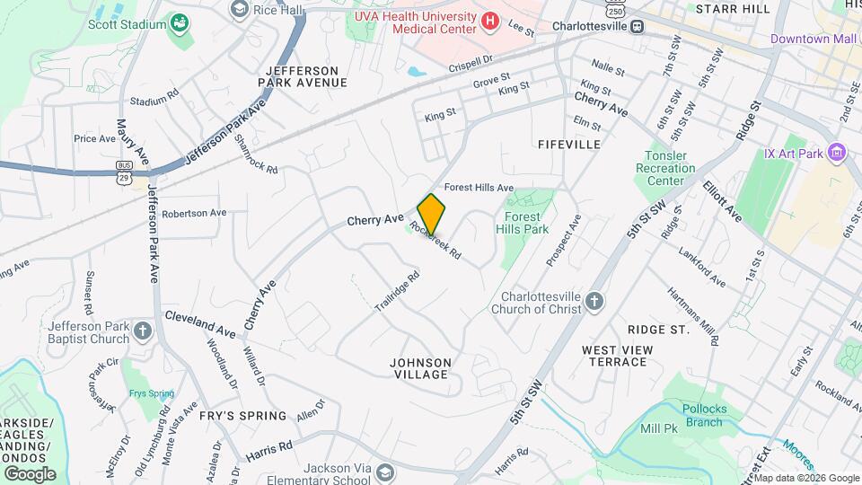 612 Rock Creek Road, Unit B Mapa y Detalles de la Ubicación