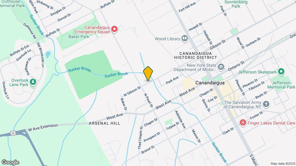 169 W Gibson St Map and Location Details