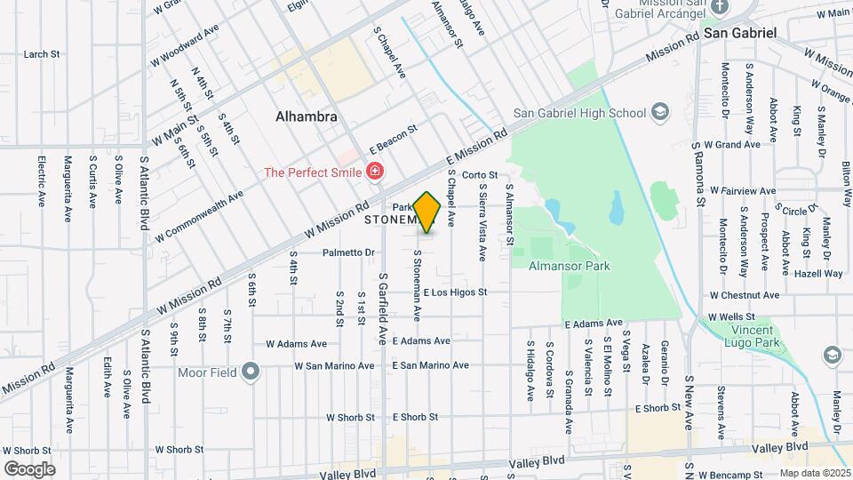 738 S Stoneman Ave Mapa y Detalles de la Ubicación