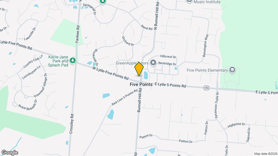 9025 N Bunnell Hill Rd Mapa y Detalles de la Ubicación