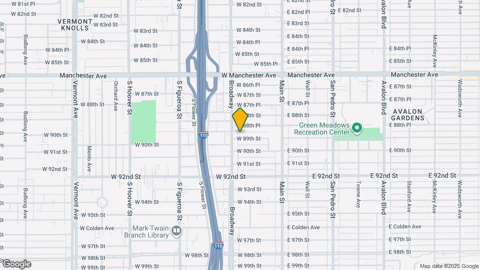 241 1/2 W 89th St Mapa y Detalles de la Ubicación