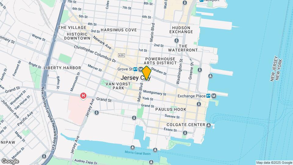 280 Marin Blvd, Unit 16R Map and Location Details
