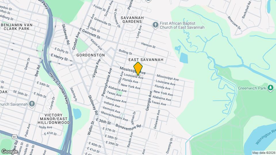 2145 Louisiana Ave Mapa y Detalles de la Ubicación