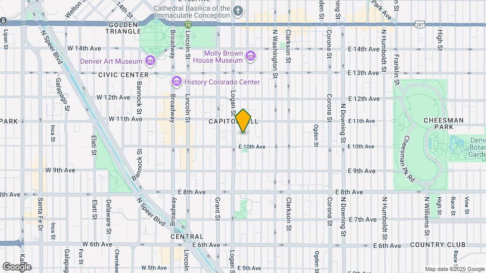 1029 Pennsylvania St Map and Location Details