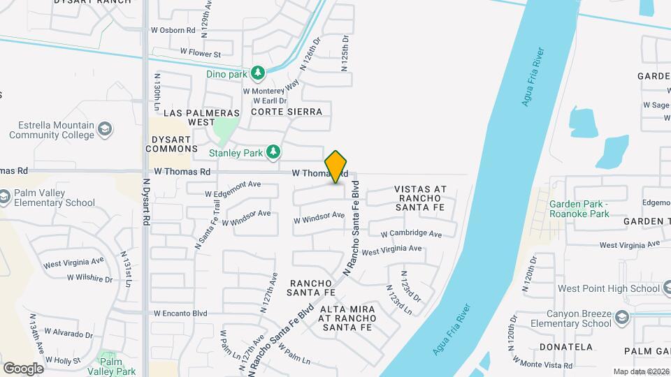 12531 W Edgemont Ave Map and Location Details