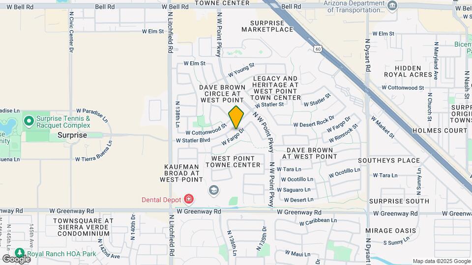 13628 W Fargo Dr Mapa y Detalles de la Ubicación