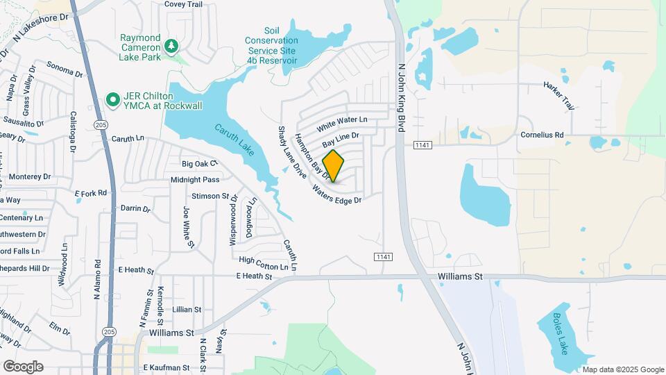 1215 Hampton Bay Dr Map and Location Details