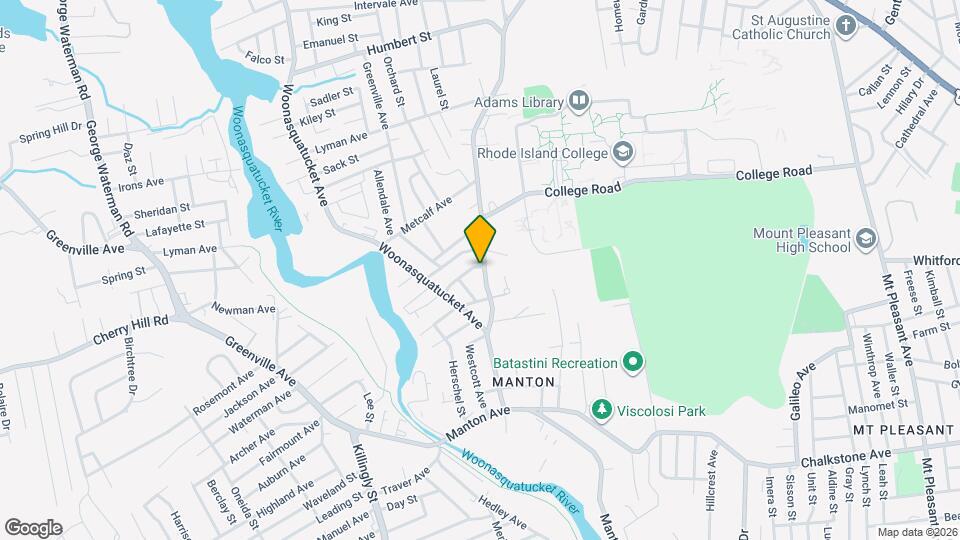 164 Fruit Hill Ave Map and Location Details