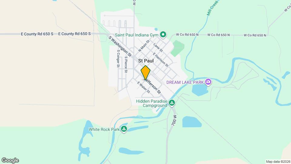 401 E Jefferson St Map and Location Details