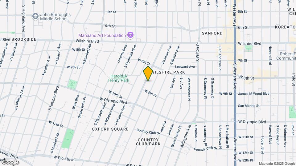 870 Crenshaw Blvd Map and Location Details
