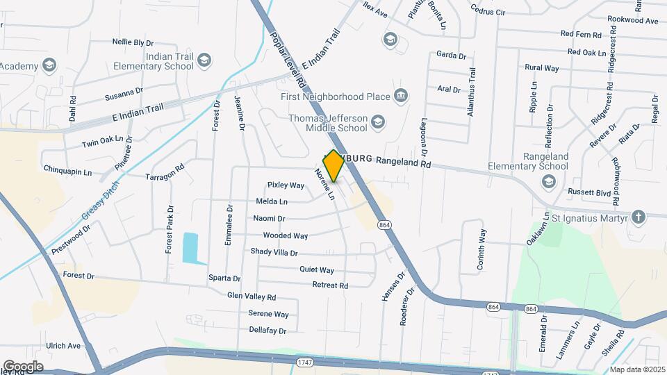 4215 Norene Ln Map and Location Details